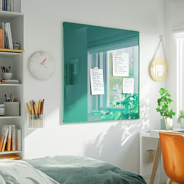 Zelená smaragdová skleněná magnetická tabule Smatab® - 40 × 60 cm