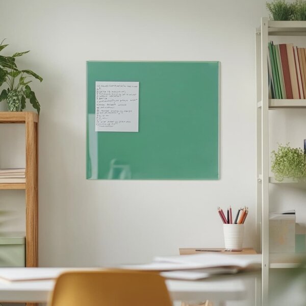 Zelená veronesova skleněná magnetická tabule Smatab® - 40 × 60 cm