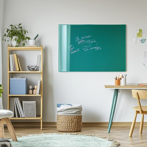 Zelená smaragdová skleněná magnetická tabule Smatab® - 40 × 60 cm