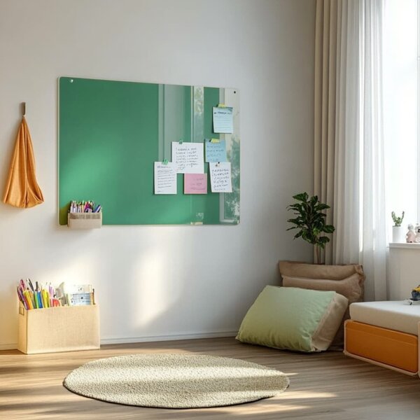 Zelená veronesova skleněná magnetická tabule Smatab® - 40 × 60 cm