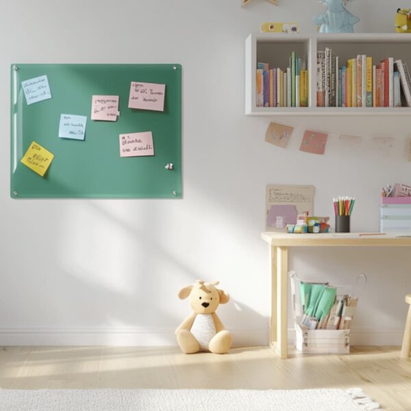 Zelená smaragdová skleněná magnetická tabule Smatab® - 40 × 60 cm