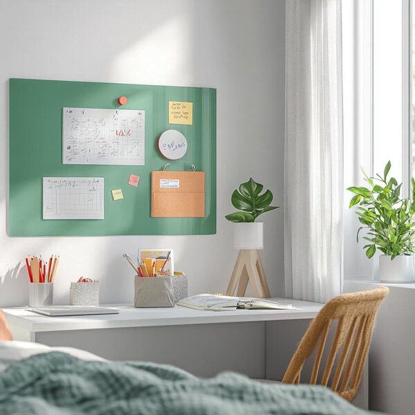 Zelená veronesova skleněná magnetická tabule Smatab® - 40 × 60 cm