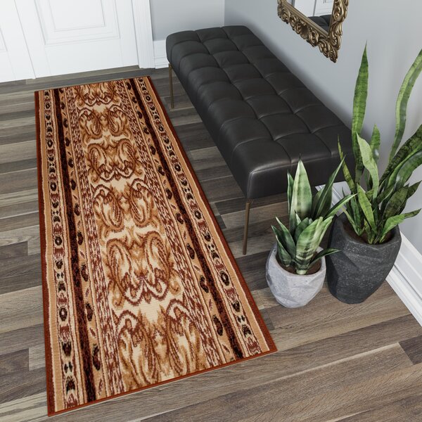 Makro Abra Koberec Běhoun ATLAS E950A hnědý Rozměr: 70x250 cm
