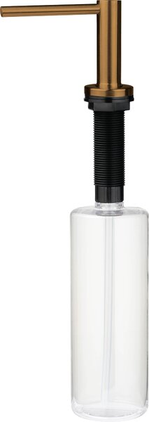 Deante Aster, dávkovač saponátu pro kuchyňské dřezy s dlouhou výlevkou 500ml, bronzová, DEA-ZZZ_C0DD