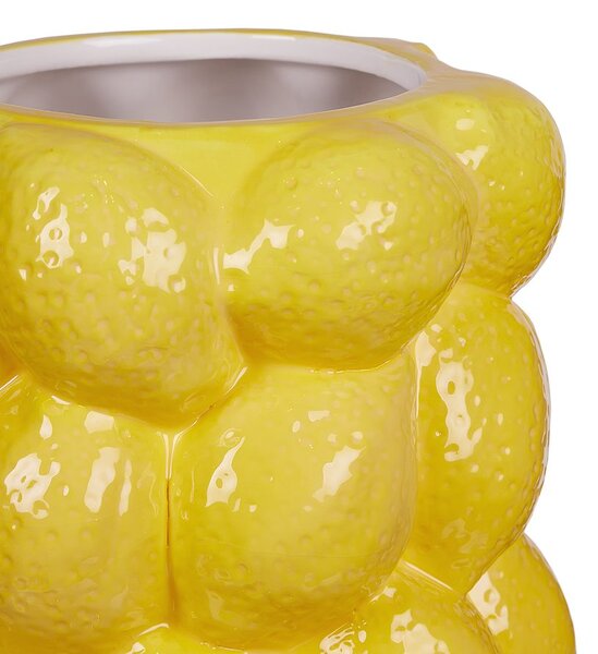 LEMON Váza 30 cm - žlutá