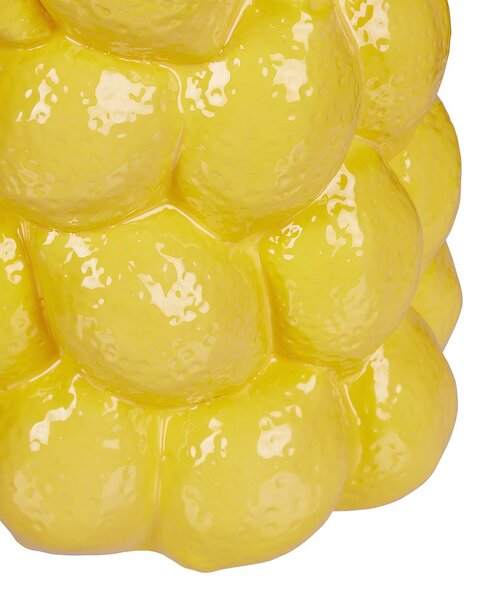 LEMON Váza 30 cm - žlutá