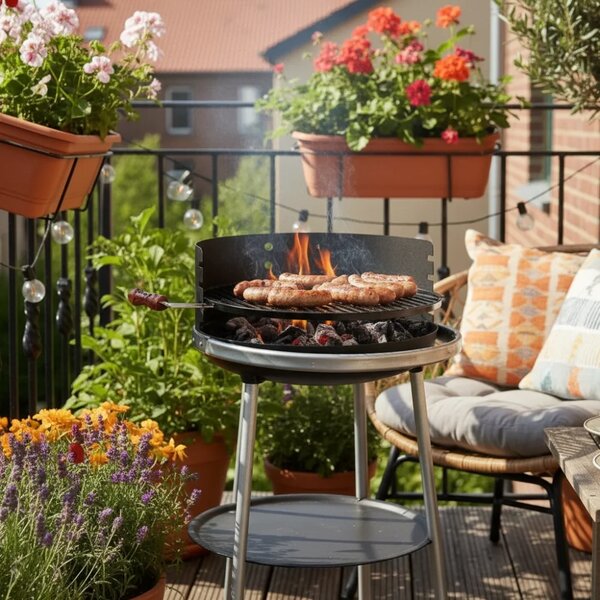 PLAMEN Litinový gril BARBECUE - 40 cm