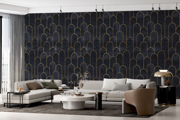 Fototapeta Elegantní oblouky v půlnočním odstínu, Designové fototapety na zeď, Populární fototapety, u53281 - Tapeko.co.cz