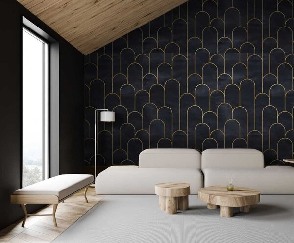 Fototapeta Elegantní oblouky v půlnočním odstínu, Designové fototapety na zeď, Populární fototapety, u53281 - Tapeko.co.cz
