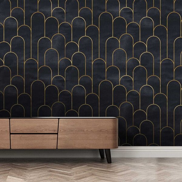 Fototapeta Elegantní oblouky v půlnočním odstínu, Designové fototapety na zeď, Populární fototapety, u53281 - Tapeko.co.cz