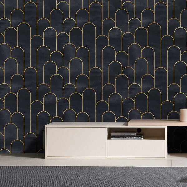 Fototapeta Elegantní oblouky v půlnočním odstínu, Designové fototapety na zeď, Populární fototapety, u53281 - Tapeko.co.cz