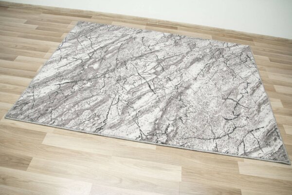 Koberec Aqua Marble 19 šedý mramor
