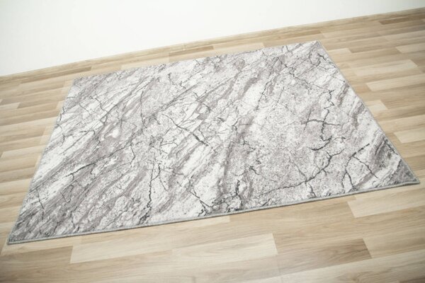 Koberec Aqua Marble 19 šedý mramor