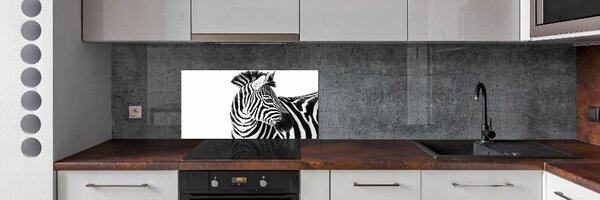 Panel do kuchyně Zebra ve sněhu pksh-121577688
