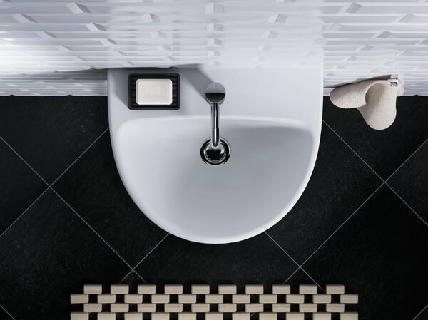 Geberit Selnova umyvadlo 55x44 cm polokulatý klasický bílá 500.315.01.7