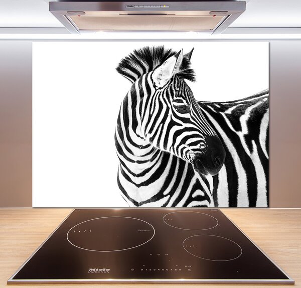 Panel do kuchyně Zebra ve sněhu pksh-121577688