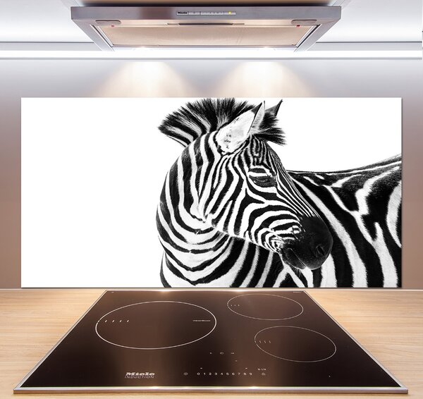 Panel do kuchyně Zebra ve sněhu pksh-121577688