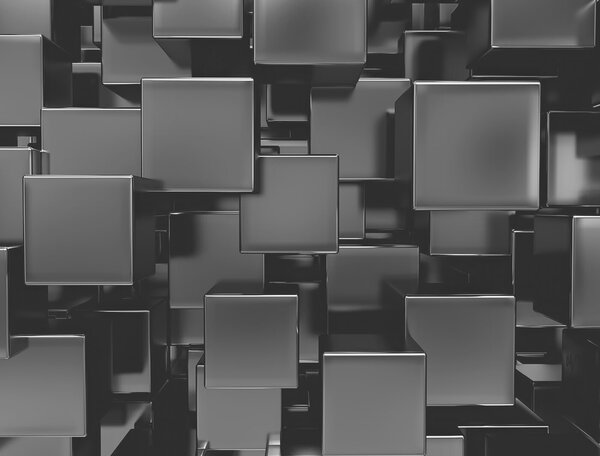 Fototapeta Skupina černých kostek, 3D fototapety, Populární fototapety, u53412 - Tapeko.co.cz