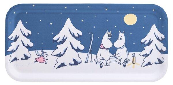Muurla Podnos Moomin Starry Night 27x13cm, modrý