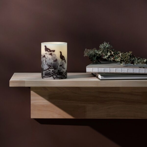 Muurla LED svíčka Winter Capercaillie 10cm