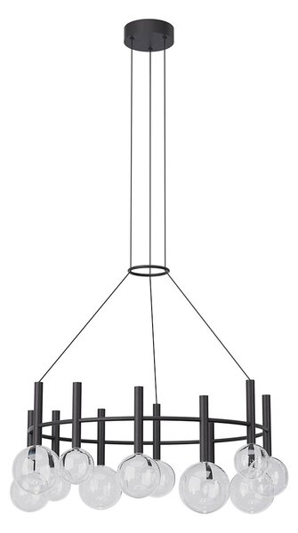 Redo Závěsné LED svítidlo BOLLA, 53W, ø 84 cm, CCT 2700-3000K Barva: Kávová