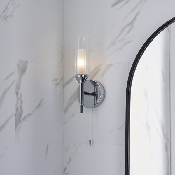 Endon 97171 - Koupelnové nástěnné svítidlo NATORI 1xG9/3W/230V IP44 lesklý chrom