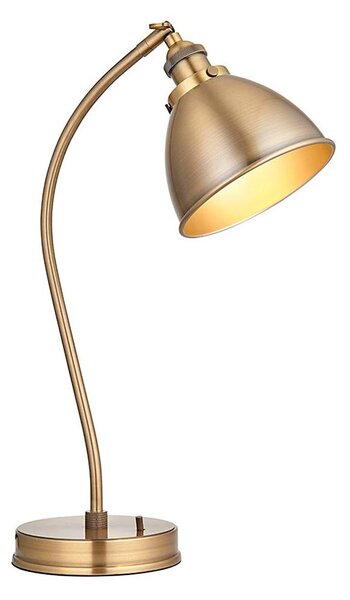 Endon 98747 - Stolní lampa FRANKLIN 1xE14/7W/230V mosaz