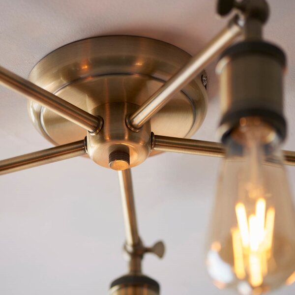 Endon 97244 - Bodové svítidlo HAL 5xE27/40W/230V mosaz