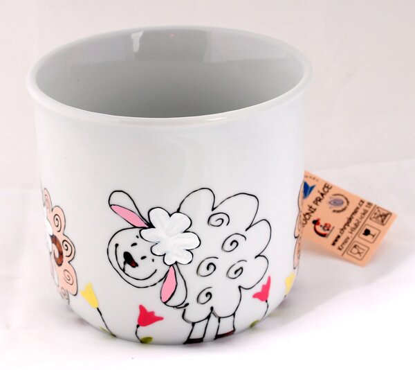 Porcelán hrnek 0,6 L -motiv- Ovečka