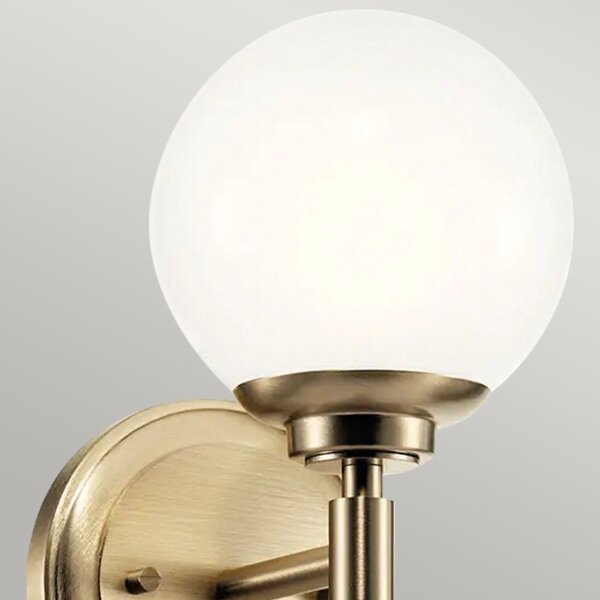 Kichler KL-BENNO1-CPZ - LED Koupelnové svítidlo BENNO 1xG9/3W/230V IP44 mosaz