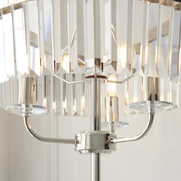 Endon 108103 - Stojací lampa CHESTERFIELD 3xE14/6W/230V lesklý chrom