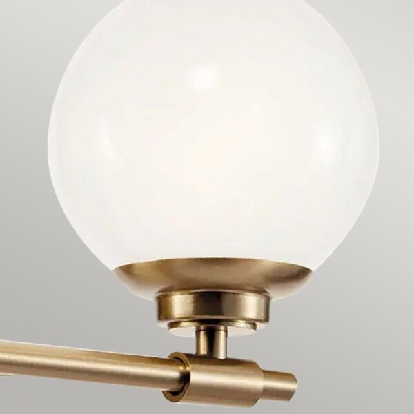 Kichler KL-BENNO2-CPZ - LED Koupel. svítidlo BENNO 2xG9/3W/230V IP44 mosaz