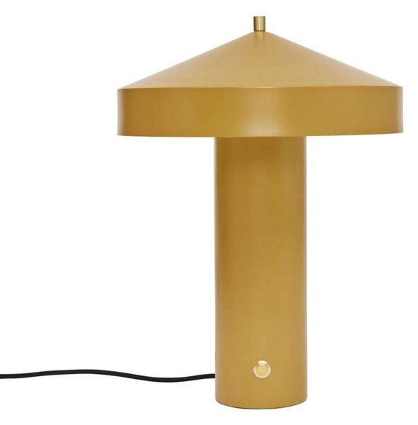 OYOY Living Design Stolní lampa Hatto, žlutá, kov, E27, Žlutá / oranžová, Obývací pokoj / jídelna, kov, Skandinávský
