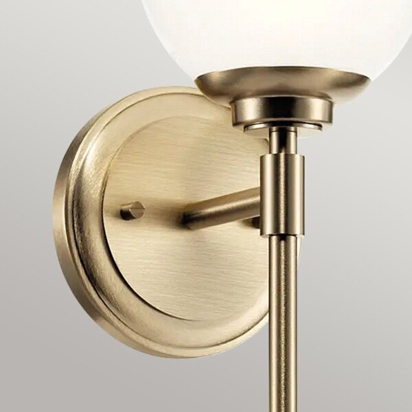 Kichler KL-BENNO1-CPZ - LED Koupelnové svítidlo BENNO 1xG9/3W/230V IP44 mosaz