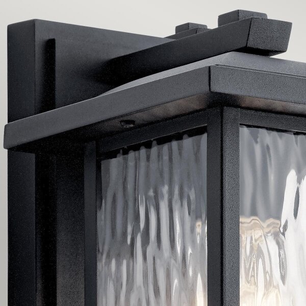 Kichler KL-CAPPANNA-S-BKT - Venk. nástě. svítidlo S CAPPANNA 1xE27/60W/230V IP44