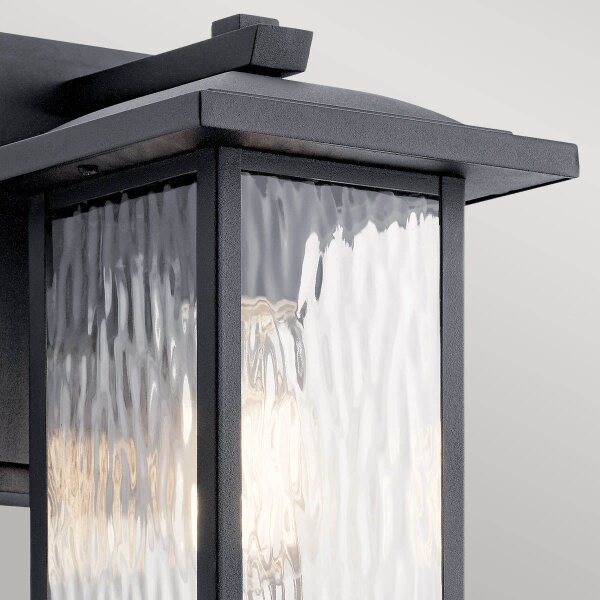 Kichler KL-CAPPANNA-S-BKT - Venk. nástě. svítidlo S CAPPANNA 1xE27/60W/230V IP44