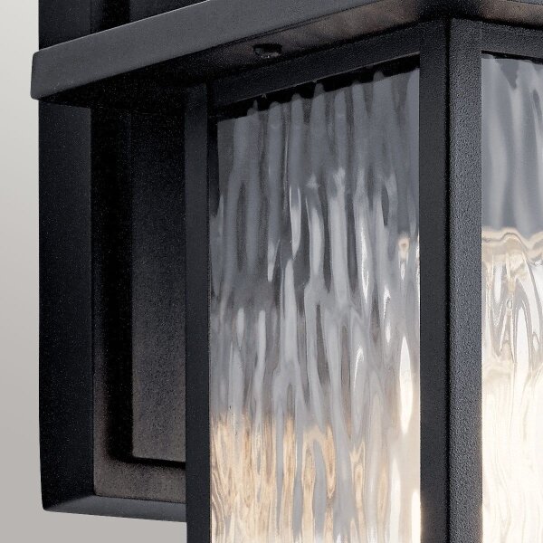 Kichler KL-CAPPANNA-S-BKT - Venk. nástě. svítidlo S CAPPANNA 1xE27/60W/230V IP44