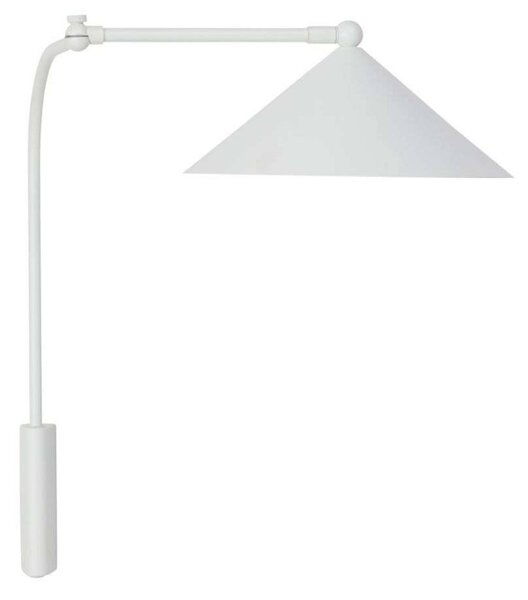 OYOY Living Design nástěnné světlo Kasa, bílé, kov, E27, Bílá / opál, Obývací pokoj / jídelna, kov, Skandinávský