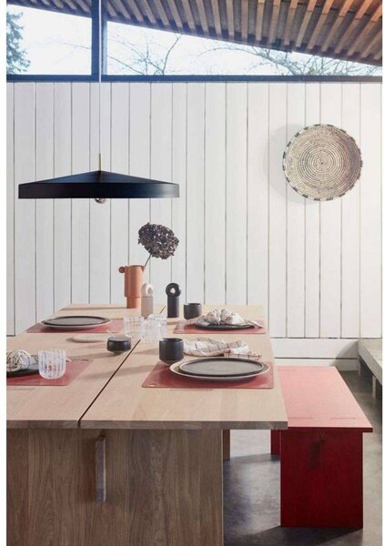 OYOY Living Design závěsné světlo Hat Large, černé, kovové, stmívatelný, Černá, Obývací pokoj / jídelna, kov, Skandinávský