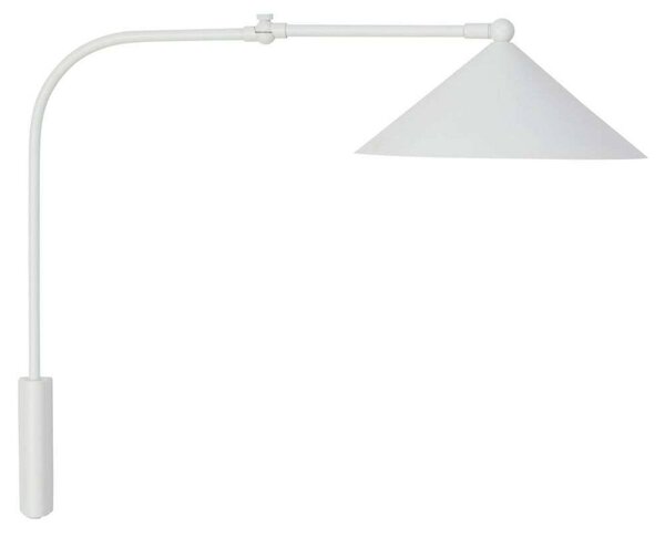 OYOY Living Design nástěnné světlo Kasa, bílé, kov, E27, Bílá / opál, Obývací pokoj / jídelna, kov, Skandinávský