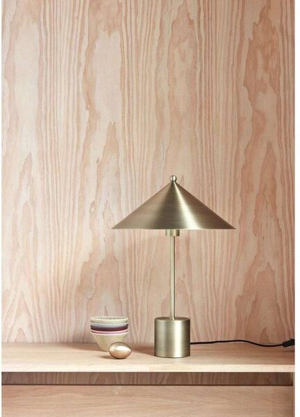 OYOY Living Design stolní lampa Kasa, kov v barvě mosazi, E14, Mosaz / zlato, Obývací pokoj / jídelna, kov, Skandinávský