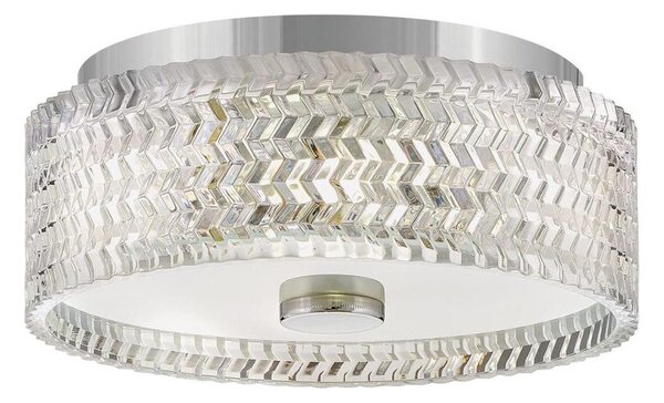 Hinkley HK-ELLE-F-S-CM - Stropní svítidlo 2xE27/60W/230V pr. 30,5 cm chrom