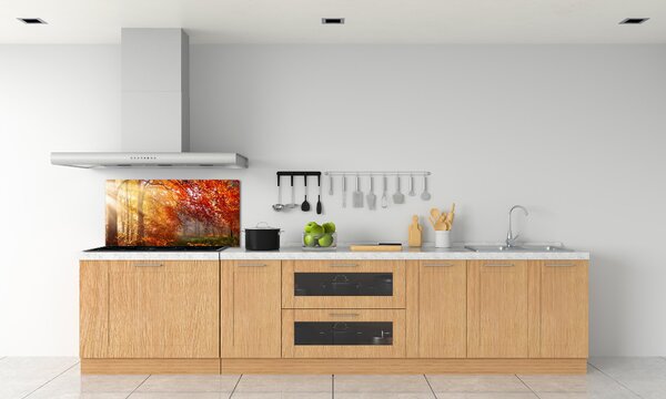 Dekorační panel sklo Podzimní les pksh-122248477