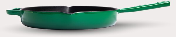 Fabini Smaltovaná litinová pánev bez poklice Ø 26 cm, zelená - mírně použité
