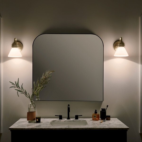 Kichler KL-FARUM1-CPZ - LED Koupelnová lampa FARUM 1xG9/3W/230V mosaz