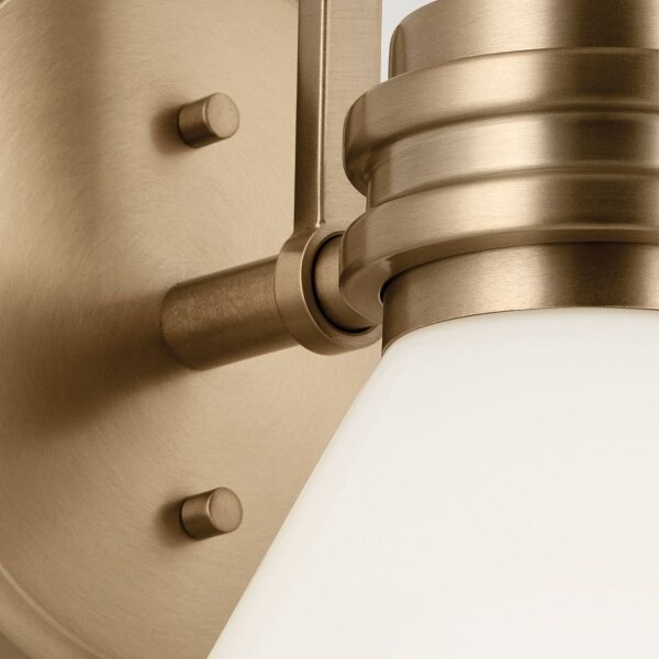 Kichler KL-FARUM1-CPZ - LED Koupelnová lampa FARUM 1xG9/3W/230V mosaz