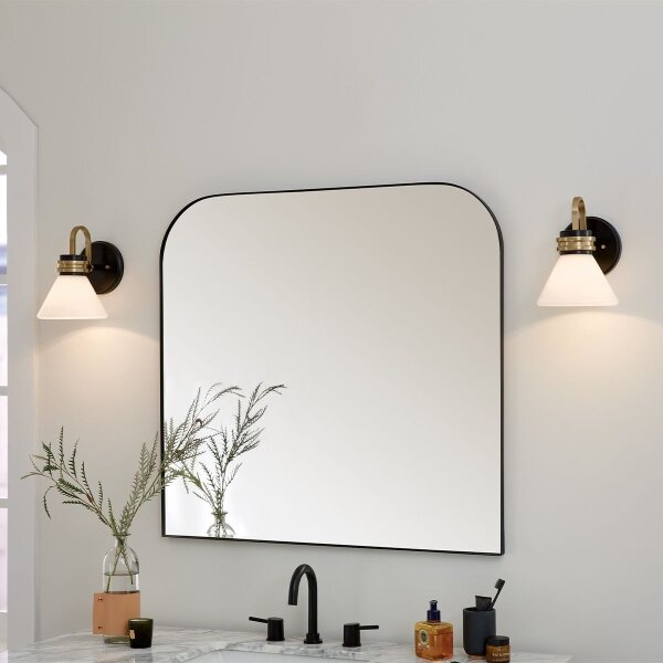 Kichler KL-FARUM1-BK - LED Koupelnová lampa FARUM 1xG9/3W/230V černá/mosaz