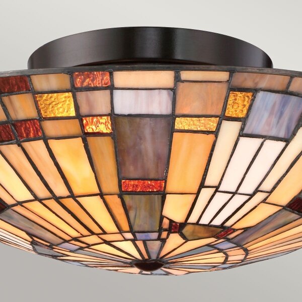 Quoizel QZ-INGLENOOK-F-SMALL-Stropní svítidlo INGLENOOK 2xE27/60W/230V pr.40,7cm