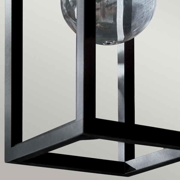 Kichler KL-HONE-M-BKT - Venkovní nástěnné svítidlo HONE M 1xE27/60W/230V IP44