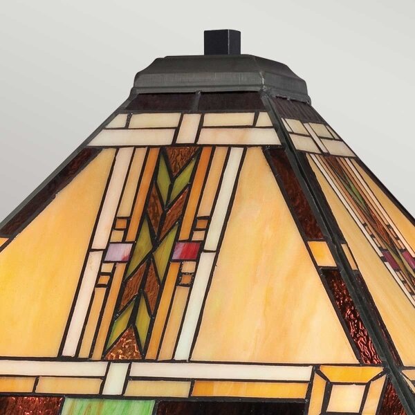 Quoizel QZ-NAVAJO-TL-VB - Stolní lampa Tiffany NAVAJO 2xE27/60W/230V